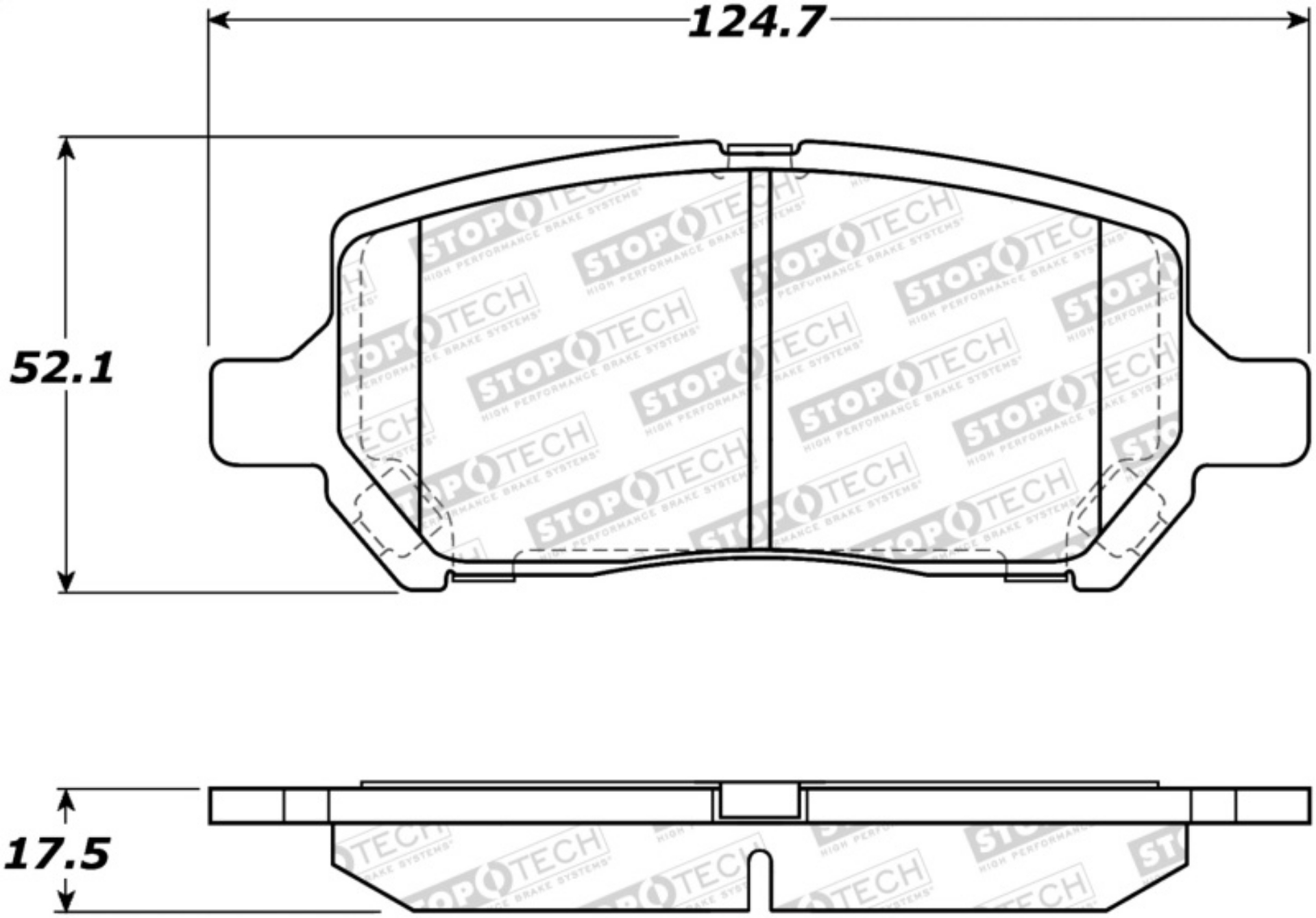 Picture of StopTech Street Brake Pads