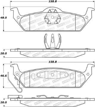 Picture of StopTech Street Brake Pads