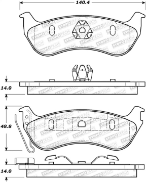 Picture of StopTech Street Brake Pads