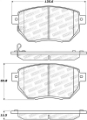 Picture of StopTech Street Brake Pads