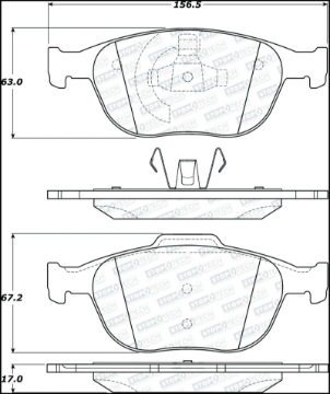 Picture of StopTech Street Brake Pads