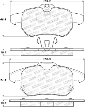 Picture of StopTech Street Brake Pads