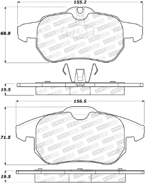 Picture of StopTech Street Brake Pads
