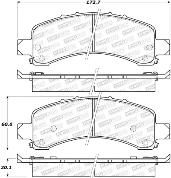 Picture of StopTech Street Brake Pads