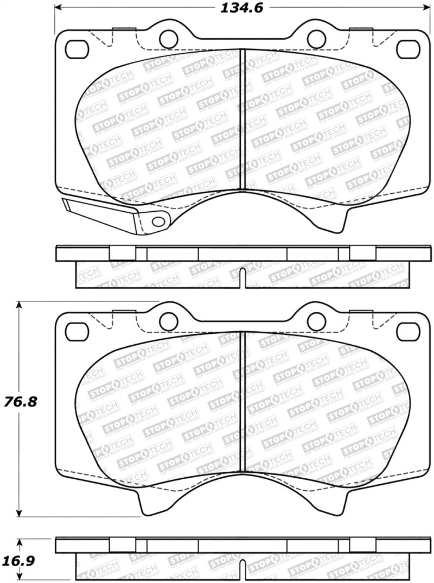 Picture of StopTech Street Brake Pads