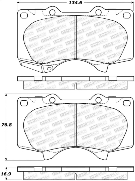 Picture of StopTech Street Brake Pads