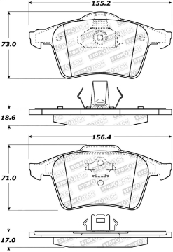 Picture of StopTech Street Brake Pads
