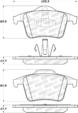Picture of StopTech Street Brake Pads