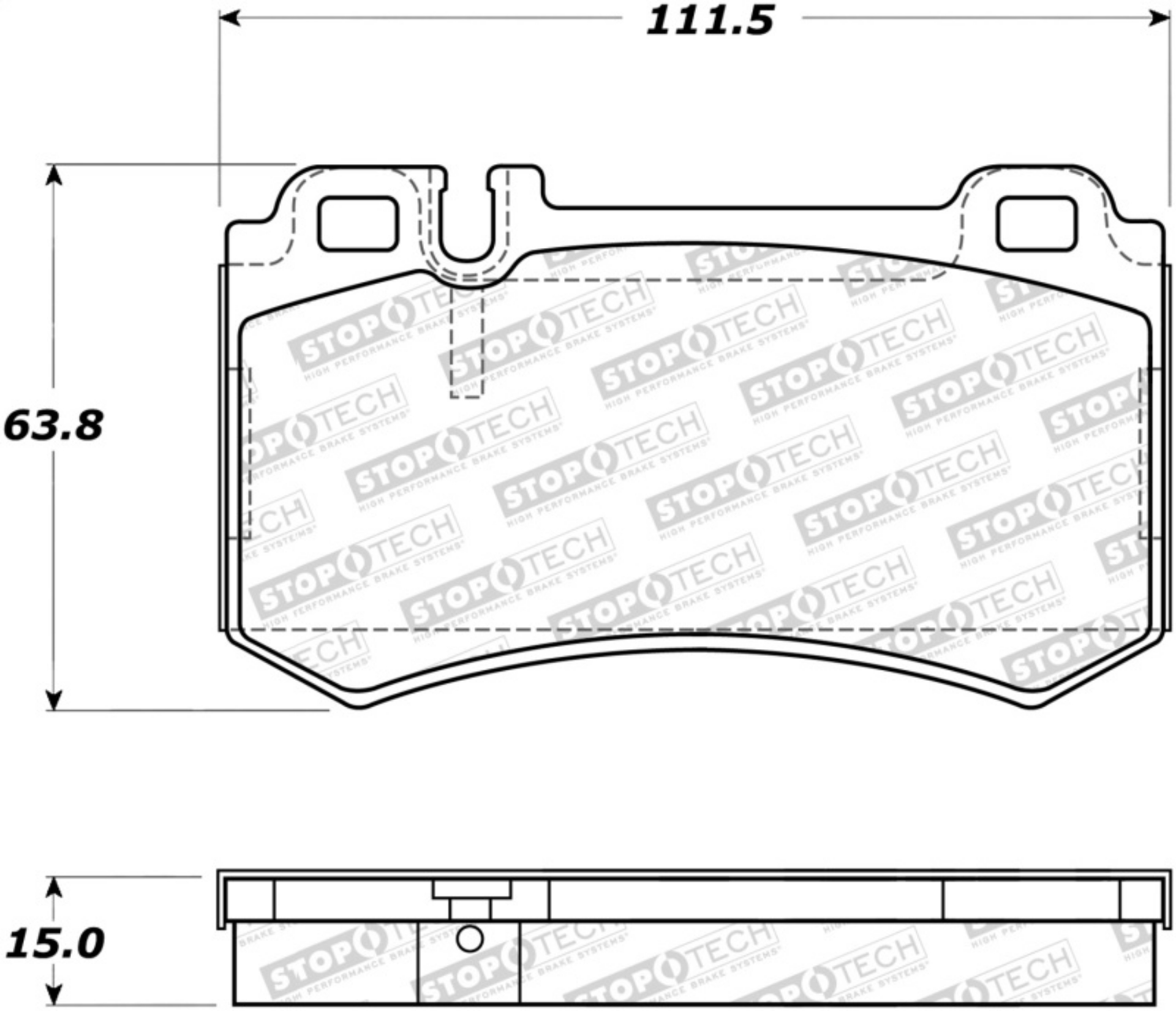 Picture of StopTech Street Brake Pads