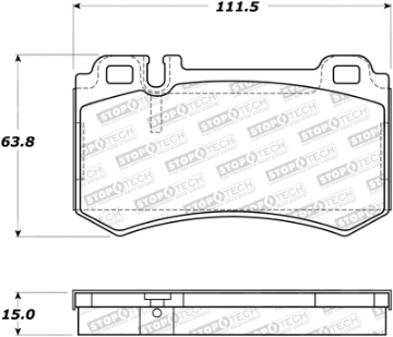 Picture of StopTech Street Brake Pads