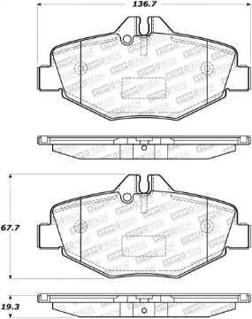 Picture of StopTech Street Brake Pads