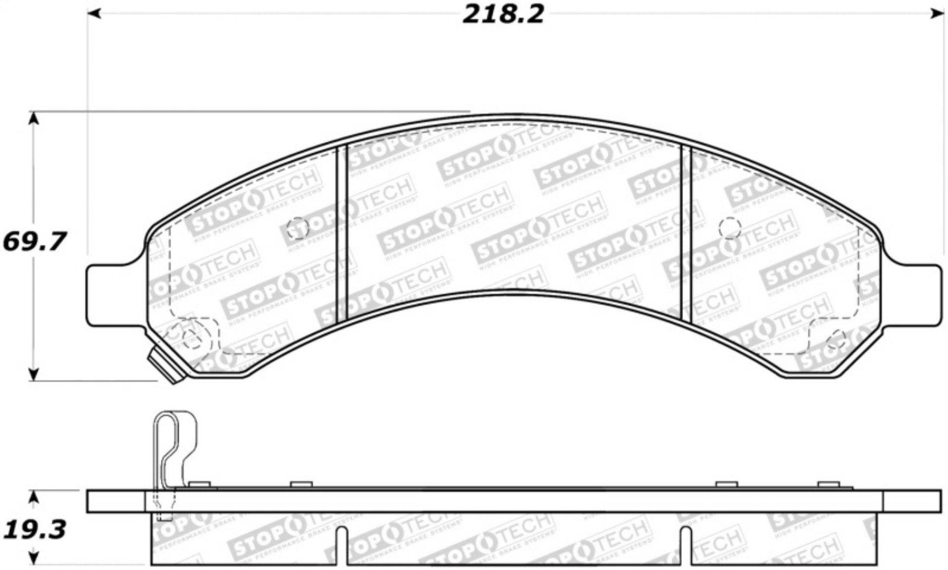 Picture of StopTech Street Brake Pads