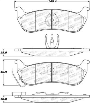 Picture of StopTech Street Brake Pads