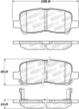 Picture of StopTech Street Brake Pads