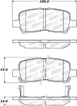 Picture of StopTech Street Brake Pads