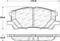 Picture of StopTech Street Brake Pads