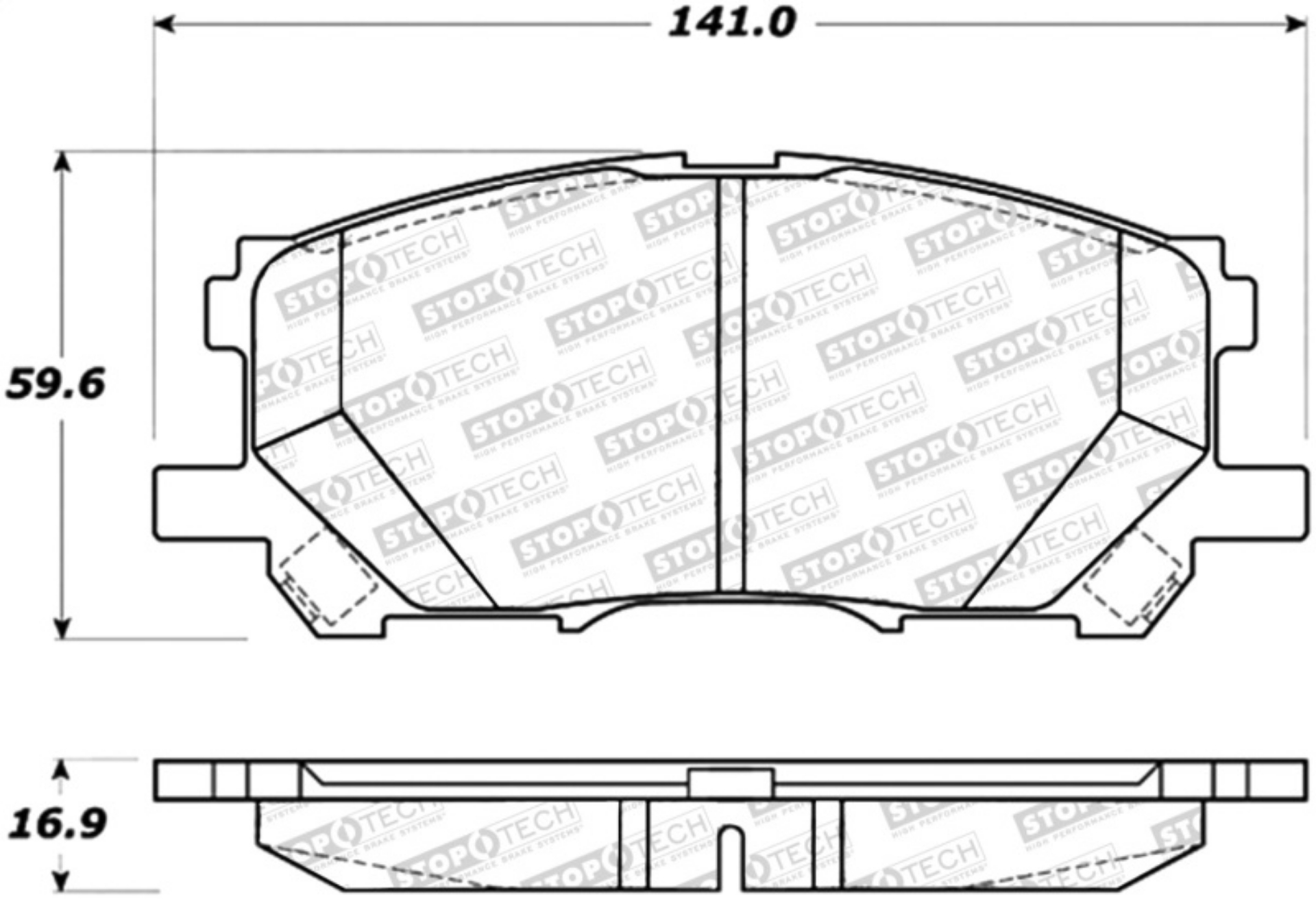 Picture of StopTech Street Brake Pads