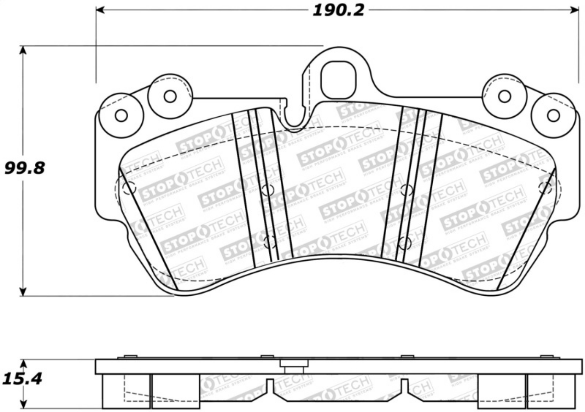 Picture of StopTech Street Brake Pads
