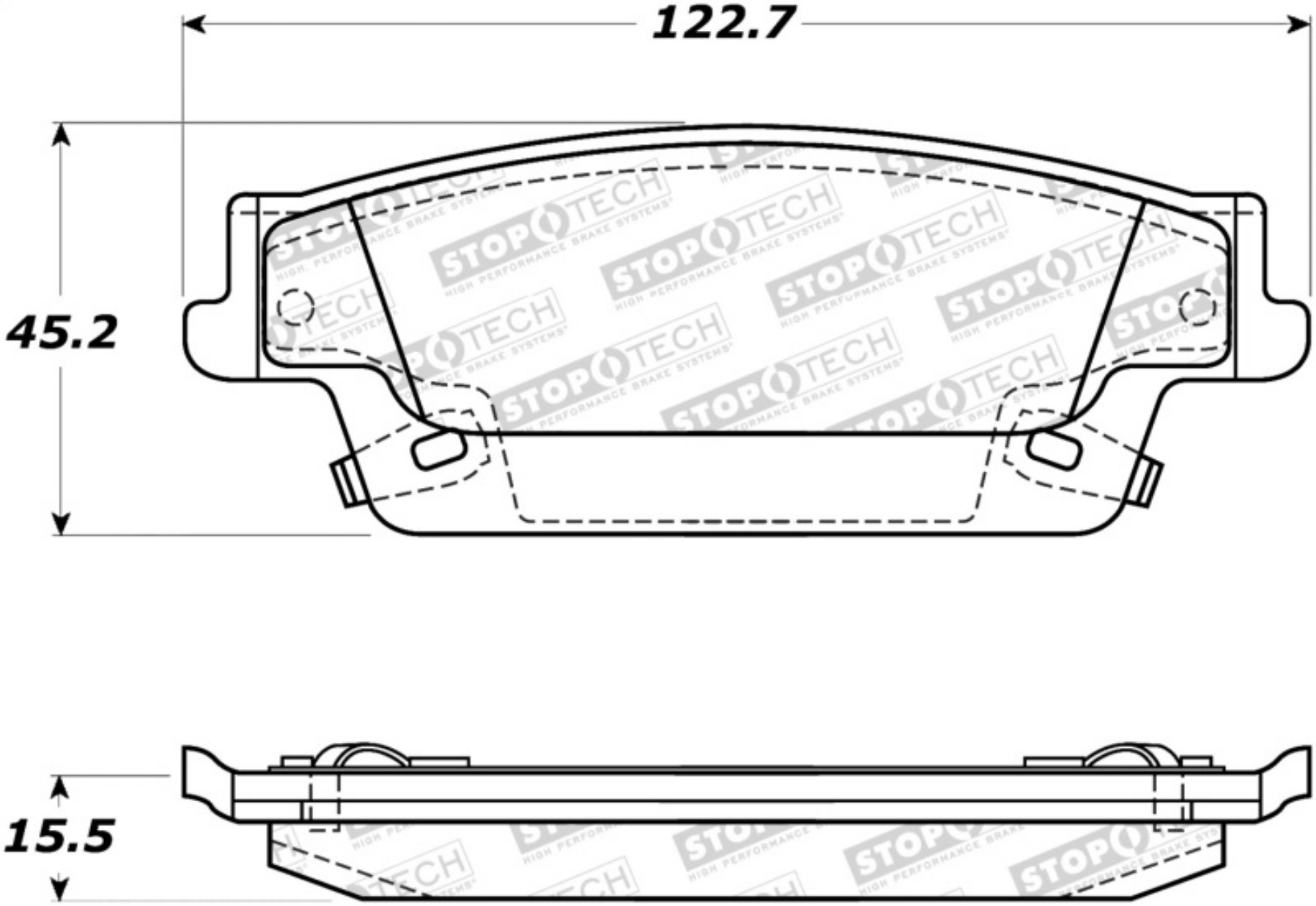 Picture of StopTech Street Brake Pads