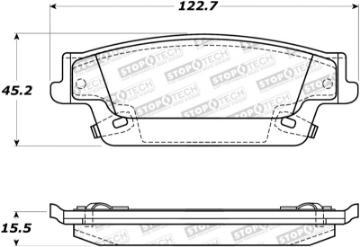 Picture of StopTech Street Brake Pads