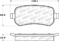 Picture of StopTech Street Brake Pads