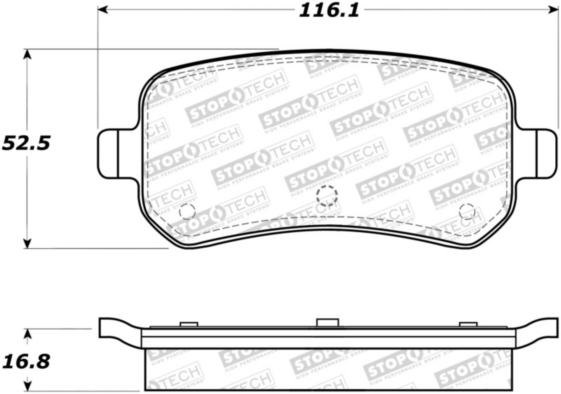Picture of StopTech Street Brake Pads