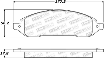 Picture of StopTech Street Brake Pads