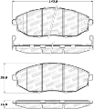 Picture of StopTech Street Brake Pads
