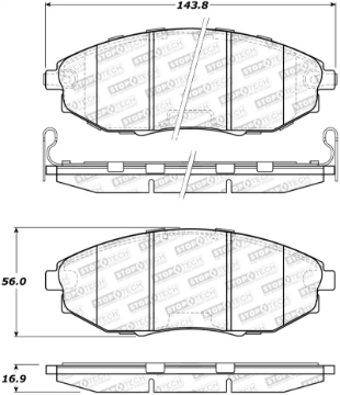 Picture of StopTech Street Brake Pads