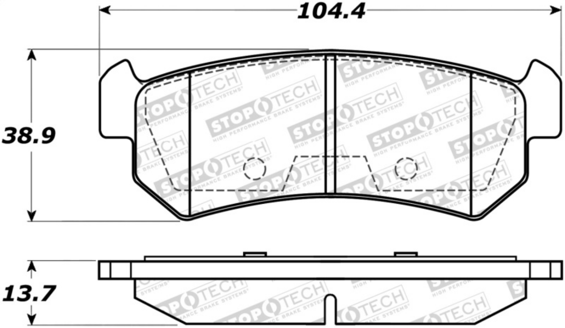 Picture of StopTech Street Brake Pads