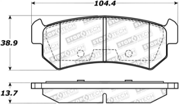 Picture of StopTech Street Brake Pads