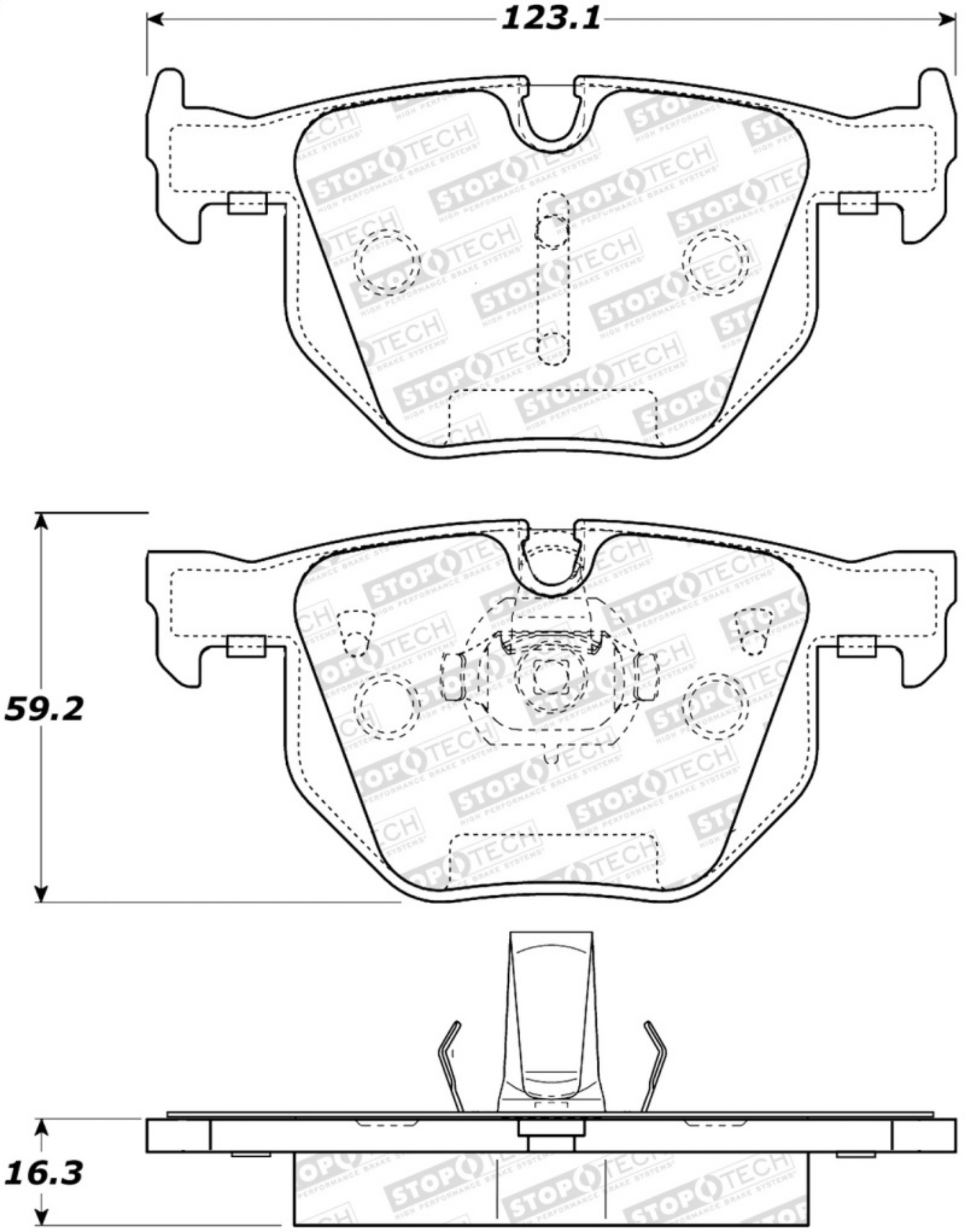 Picture of StopTech Street Brake Pads