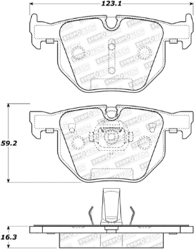 Picture of StopTech Street Brake Pads