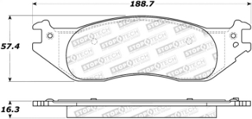 Picture of StopTech Street Brake Pads