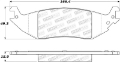 Picture of StopTech Street Brake Pads