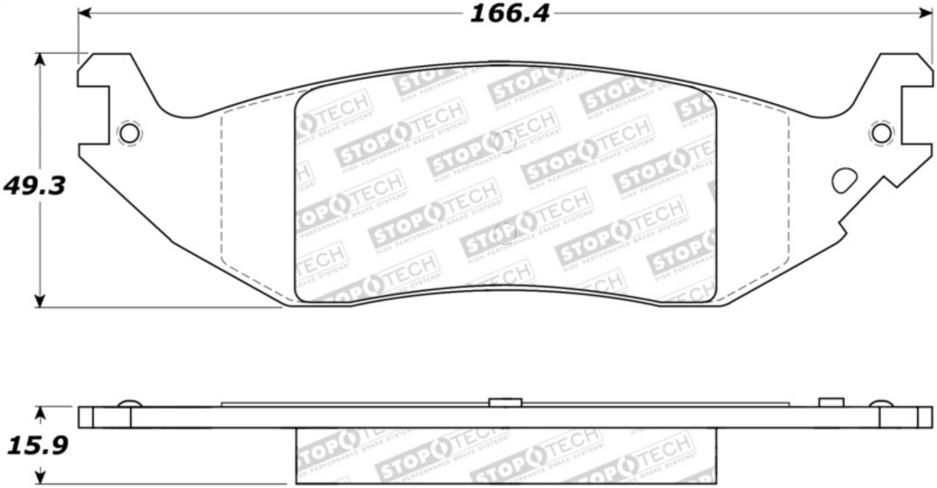 Picture of StopTech Street Brake Pads
