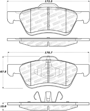 Picture of StopTech Street Brake Pads