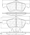 Picture of StopTech Street Brake Pads