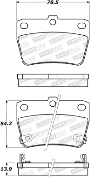 Picture of StopTech Street Brake Pads
