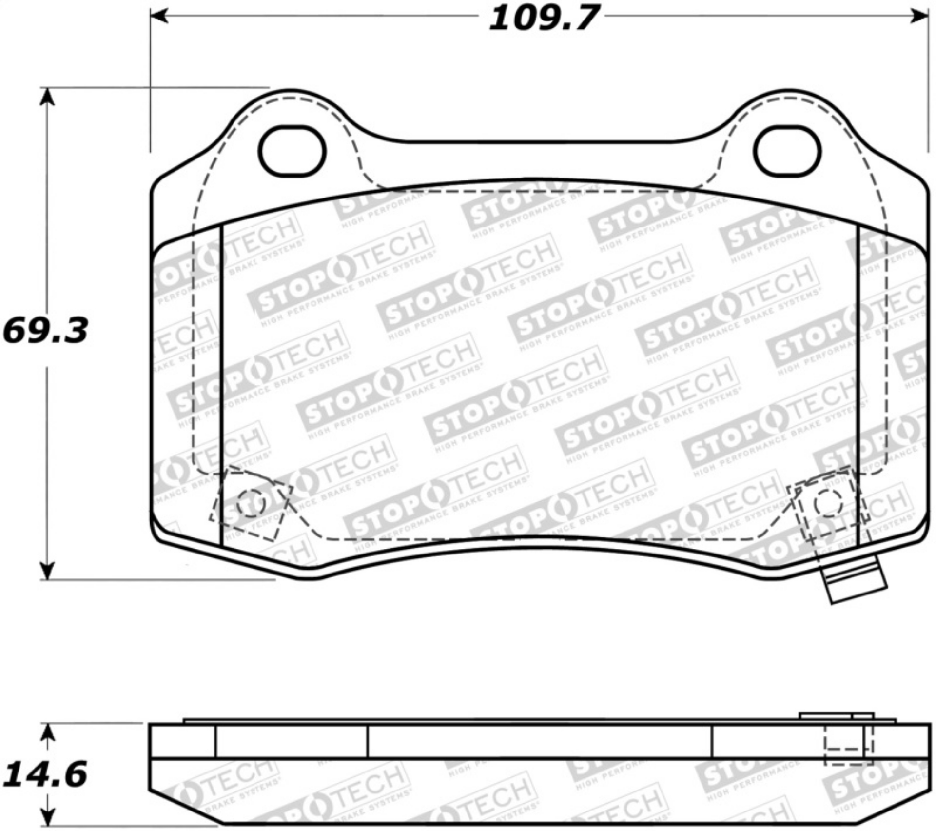 Picture of StopTech Street Brake Pads