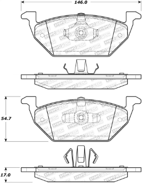 Picture of StopTech Street Brake Pads