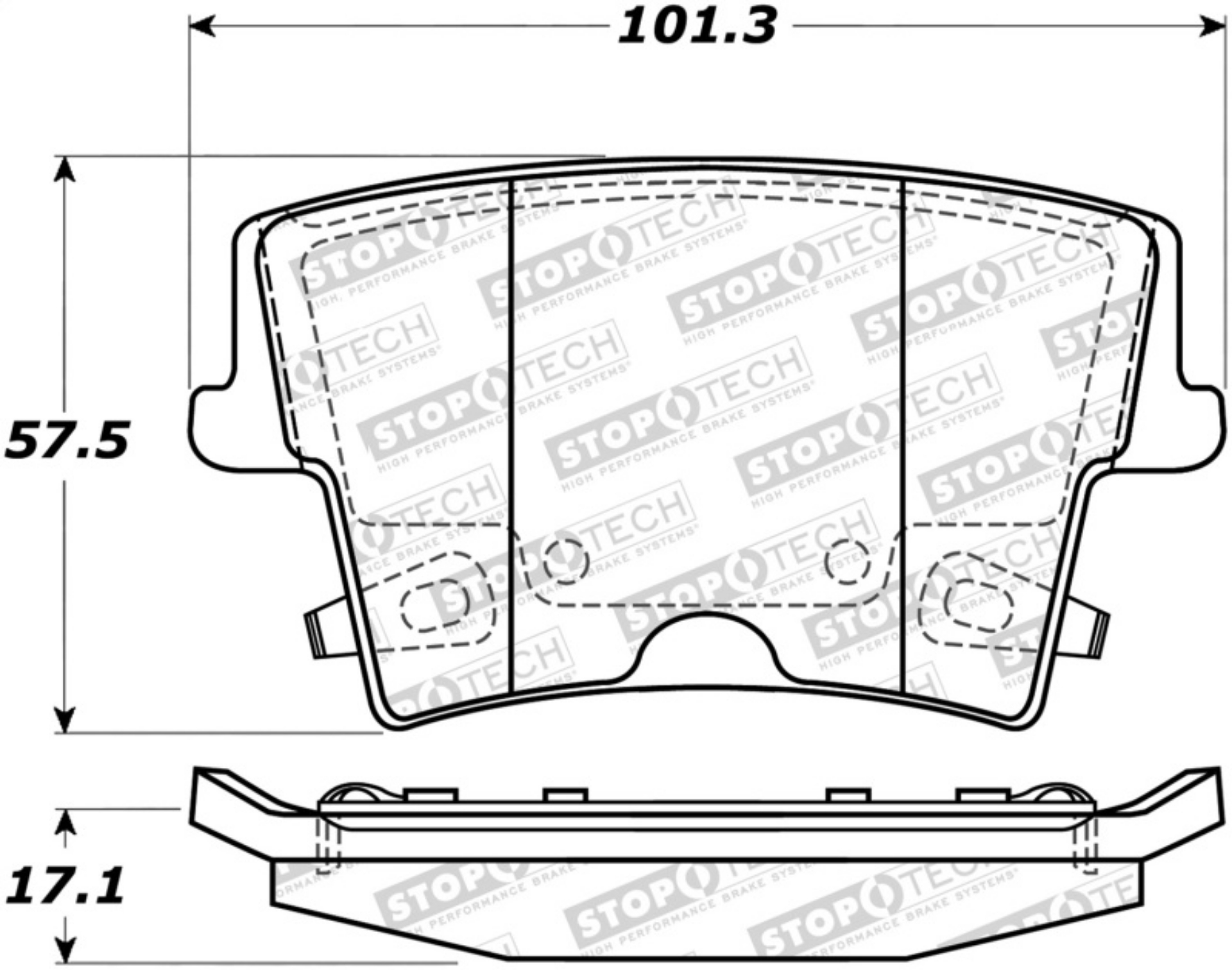 Picture of StopTech Street Brake Pads
