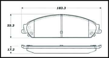 Picture of StopTech Street Brake Pads