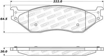 Picture of StopTech Street Brake Pads