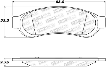Picture of StopTech Street Brake Pads