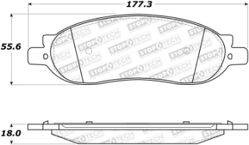 Picture of StopTech Street Brake Pads
