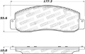 Picture of StopTech Street Brake Pads