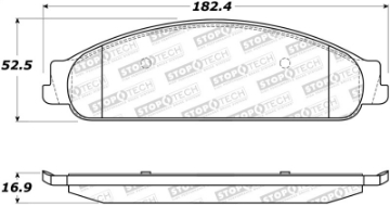 Picture of StopTech Street Brake Pads
