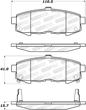 Picture of StopTech Street Brake Pads