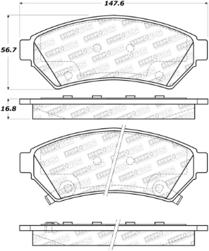 Picture of StopTech Street Brake Pads
